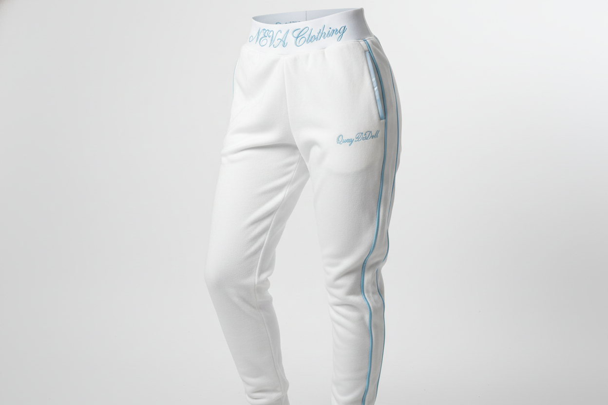 Neva clothing in cursive 