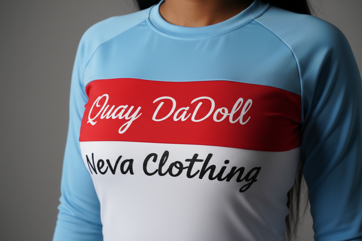 Words on the clothes 